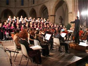 Le choeur de l'Ensemble Choral de l'Ariège